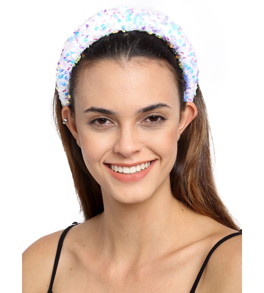 YouBella White Embellished Hairband